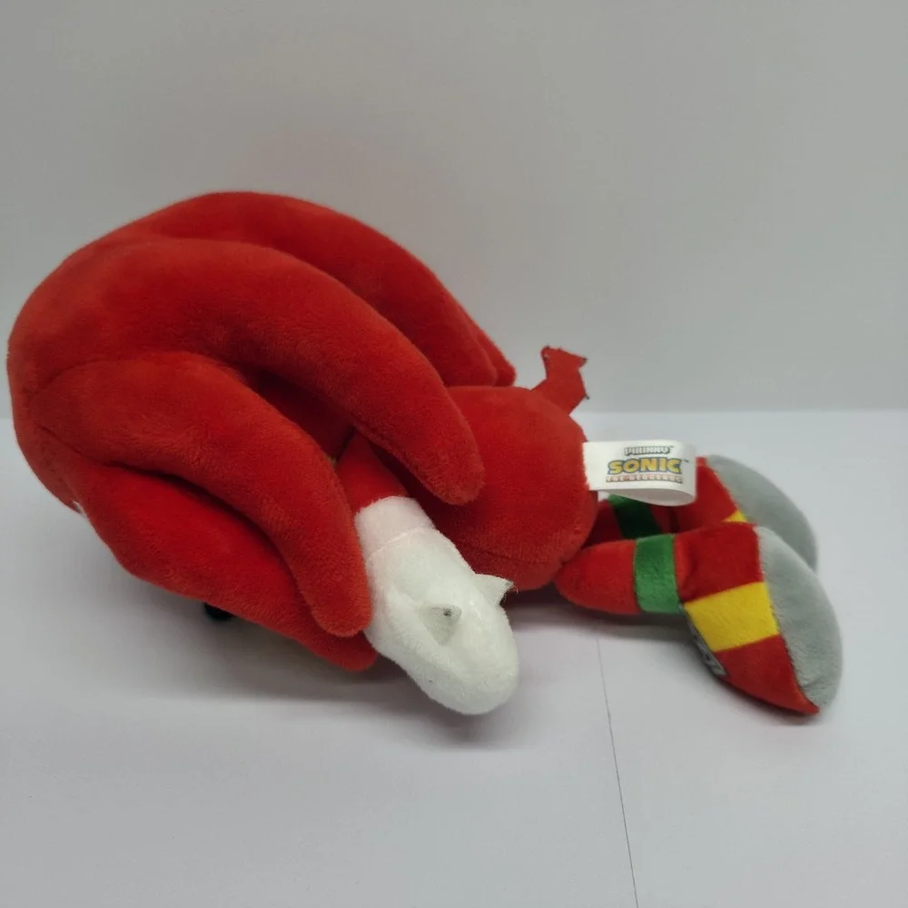 Sonic the Hedgehog KNUCKLES GRIN‎ PLUSH Purple Eyes  Plush Toy